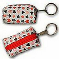 Globi 3D Lenticular Key Chain Purse (Playing Card Symbols)